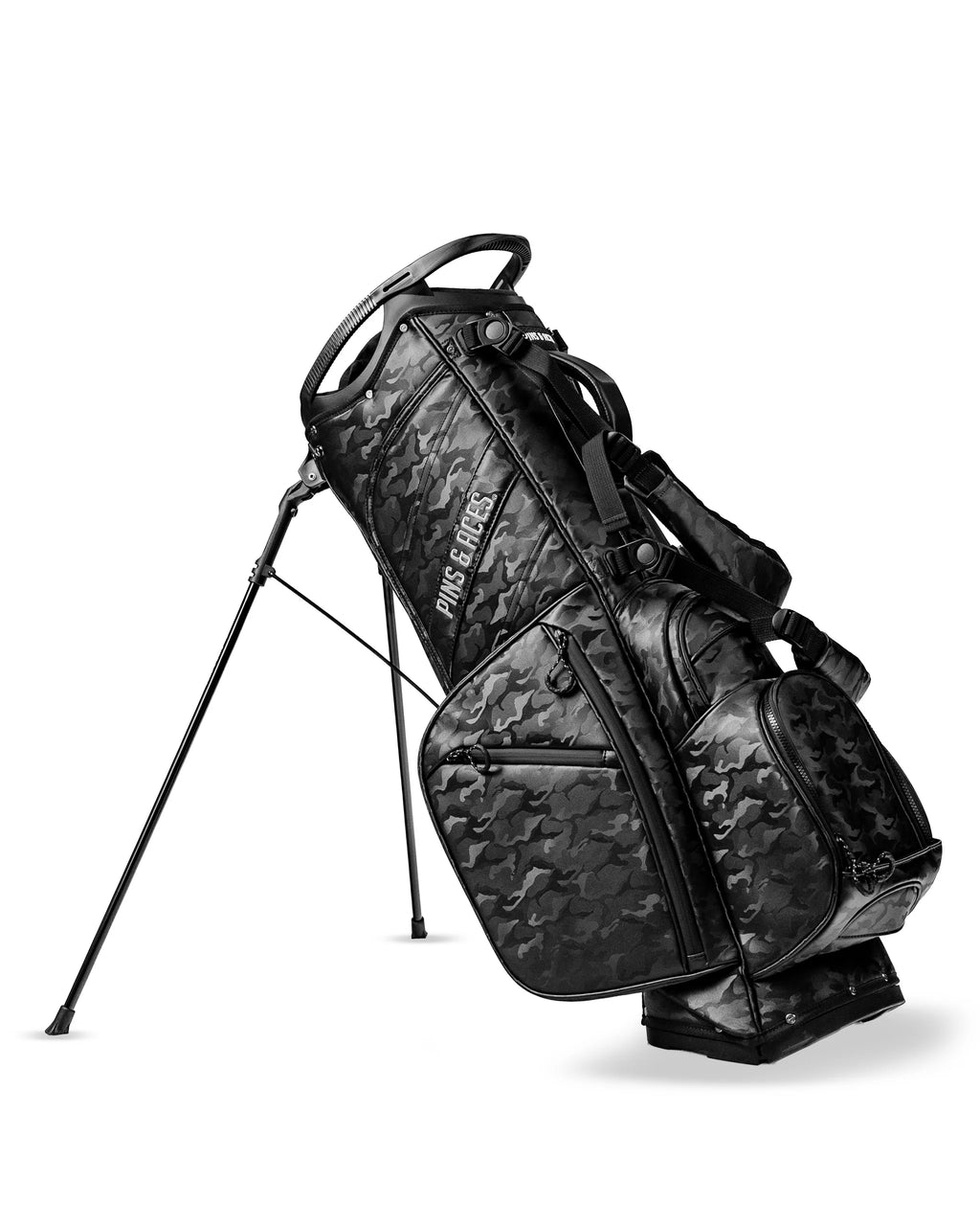 Pins & Aces Player Preferred Golf Bag Black Camo