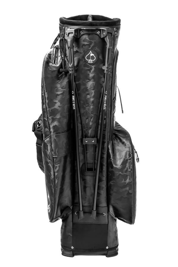 Pins & Aces Player Preferred Golf Bag Black Camo